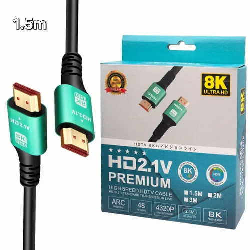 8K/4K HDMI Cable - Available in V 2.0,2.1 Length 1.5m 3m 5m 15m 20m 30m