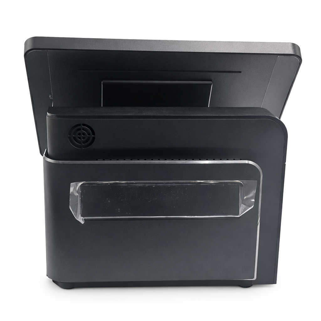 Voltrax Q8 15" Touch POS System Accounting – Core i5 4th Gen, 8GB DDR3, 256GB SSD, Wi‑Fi (Black)