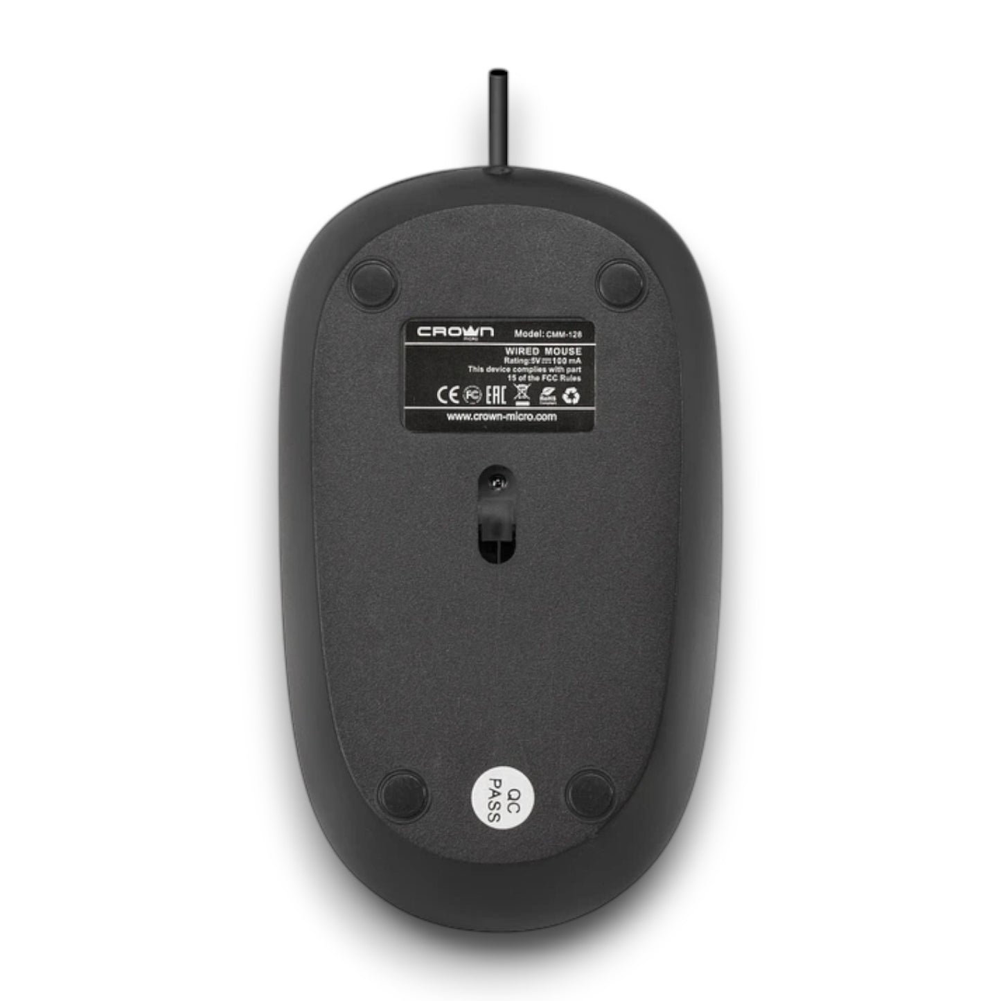 Crown Wired USB Mouse CMM-128
