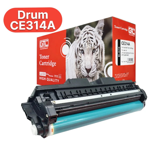 Drum GTC CE314A Imaging Drum Unit – For HP Color LaserJet Pro CP1025/CP1025nw & M175/M275 (Works with CE310A–CE313A Toners)