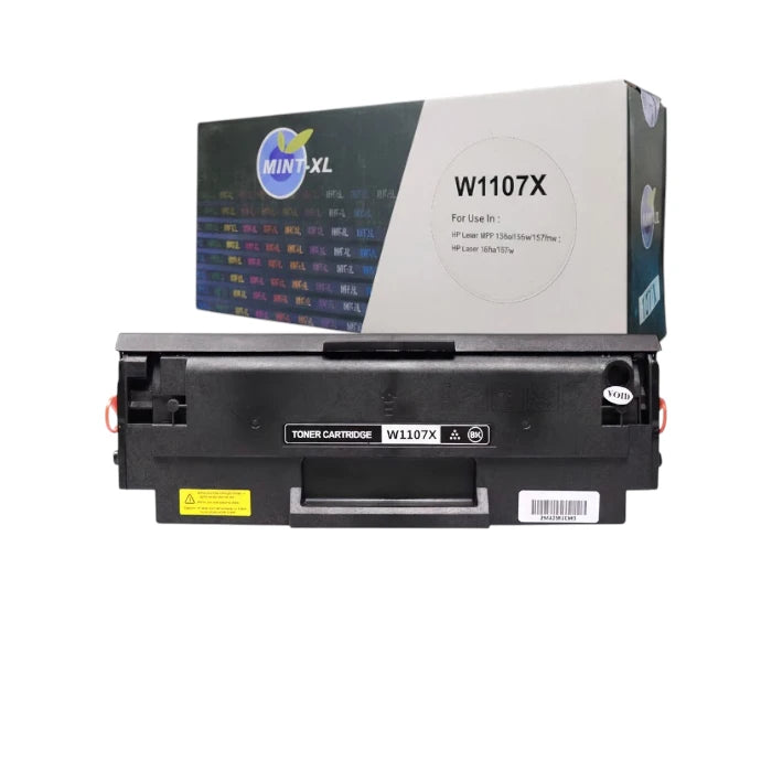 W1107X High Yield (XL) Black Toner Cartridge Compatible for HP Laser MFP 135a 135w 137fnw + HP Laser 107a 107w (Replaces 107A/107X)