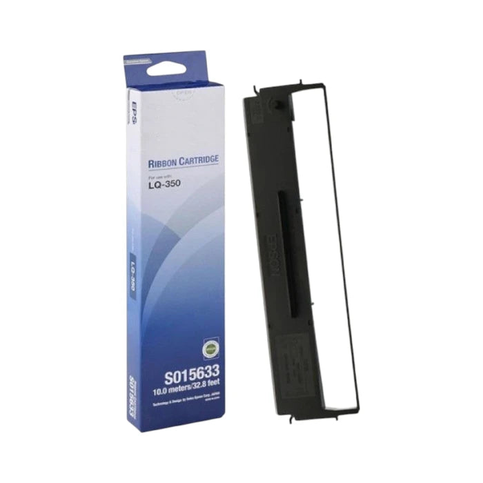 Epson LQ350 S015633 Ribbon Cartridge for LX‑350 / LQ‑350+ (10m)