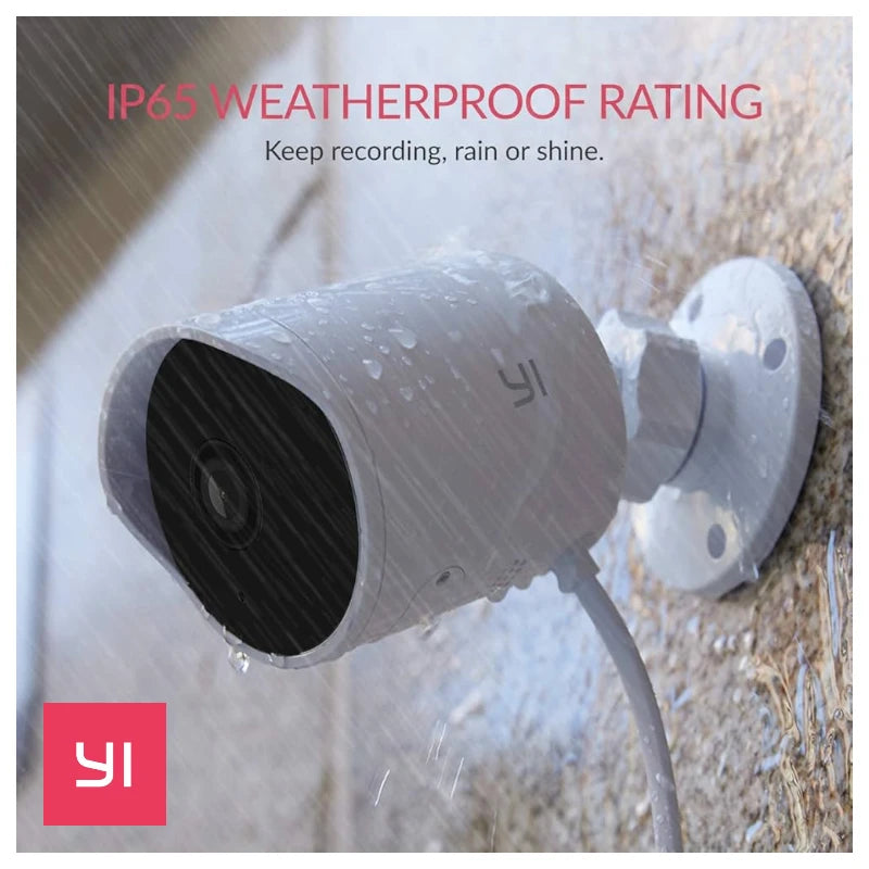 YI Outdoor Camera 1080P (YHS.3017) | IP65 Weatherproof | Human & Motion Detection