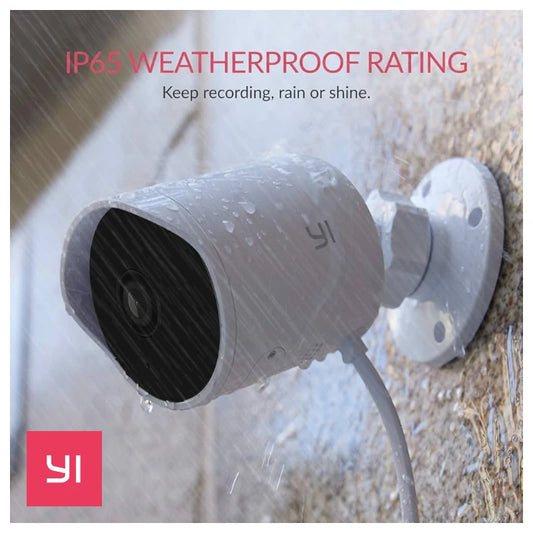 YI Outdoor Camera 1080P (YHS.3017) | IP65 Weatherproof | Human & Motion Detection