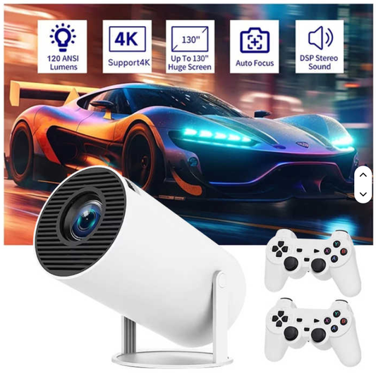 4K Portable Mini Projector M300 MAX Outdoors Home Theater 4G Wireless App Market Android 11 OS WIFI 3D Game Projector