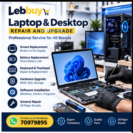 Lebbuy laptop and desktop repair and upgrade service