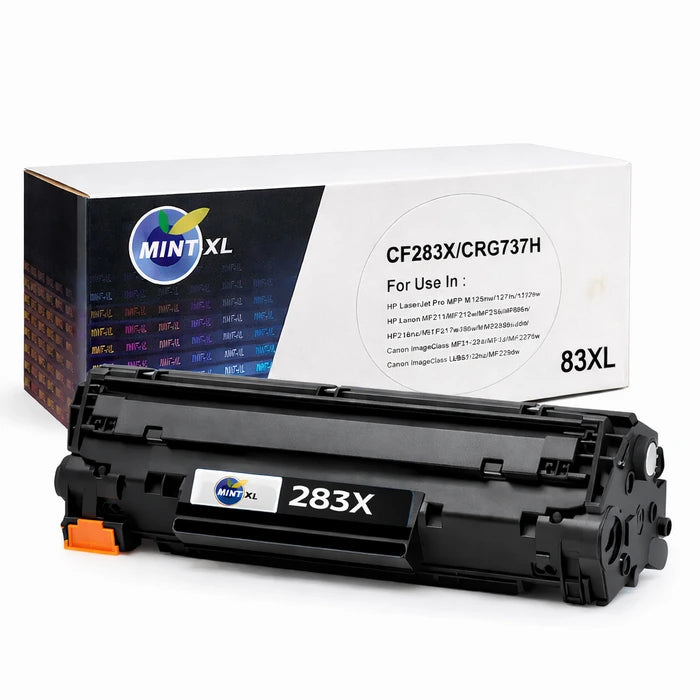 MINTXL CF283X / CRG737H XL Black Toner Cartridge (Compatible Replacement)
