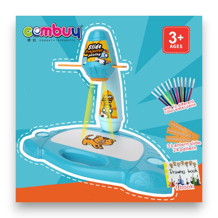 DRAWING PROJECTOR TABLE BOARD TRACE AND DRAWING PAINTING ART TRACING TOY WITH LIGHT AND MUSIC EARLY LEARNING EDUCATION