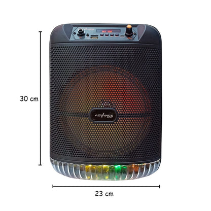 Crown CMS-8138 Bluetooth Speaker – Portable RGB Disco Light Party Speaker