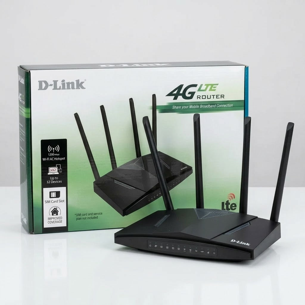 D-Link DWR-M960 4G LTE AC1200 Wi-Fi Router with SIM Slot