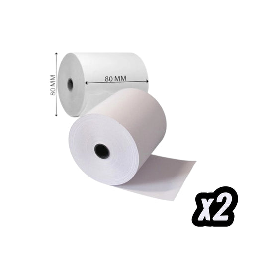 Thermal Receipt Paper 80×60mm – POS Printer Rolls (2pcs / 10pcs Options)