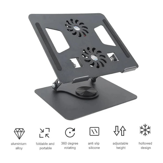 Adjustable Laptop Stand with Cooling Ventilation – Model YL-906