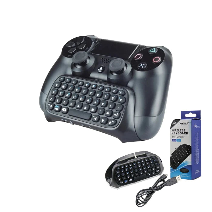 DOBE Wireless Keyboard for PS4 Controller (Slim/Pro) - Model TP4-008