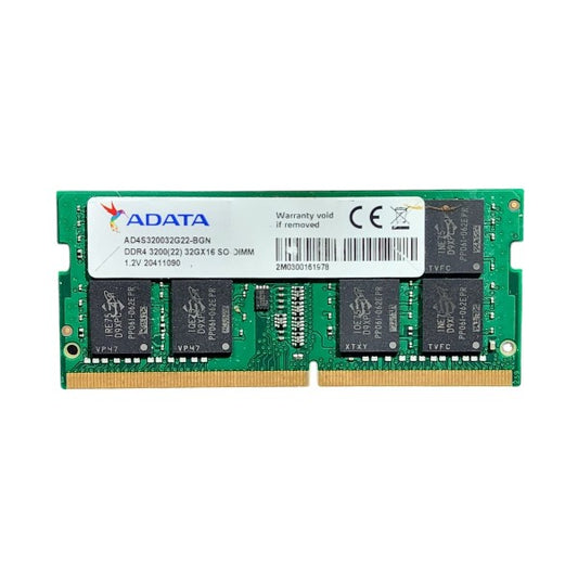 ADATA 32GB DDR4 3200MHz Laptop RAM – SO-DIMM PC4-25600 Memory Module