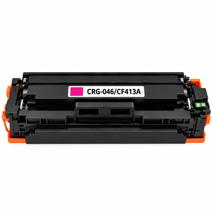 CRG046 / CF410A Black / CF411A Cyan / CF412A Yellow / CF413A Magenta Compatible HP & Canon Laser Toner Cartridges – 4 Color Variants
