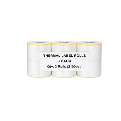 Thermal Label Roll 58×40mm | 700 Labels/Roll | Self-Adhesive Direct Thermal Labels