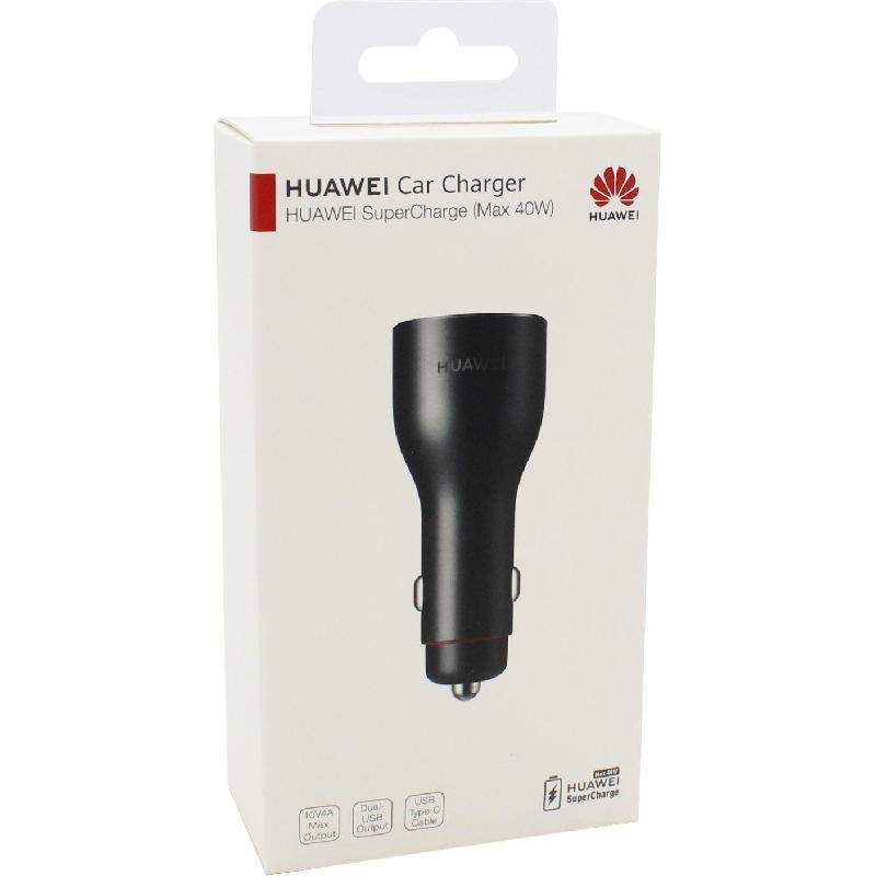 HUAWEI CP37 Car Charger SuperCharge (Max 40W) – Dual USB Fast Charging + USB‑C Cable