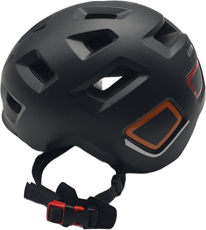 Speq E-Bike Smart Helmet: Integrated Rear Light, Turn Signal, Ventilation, Black L/XL