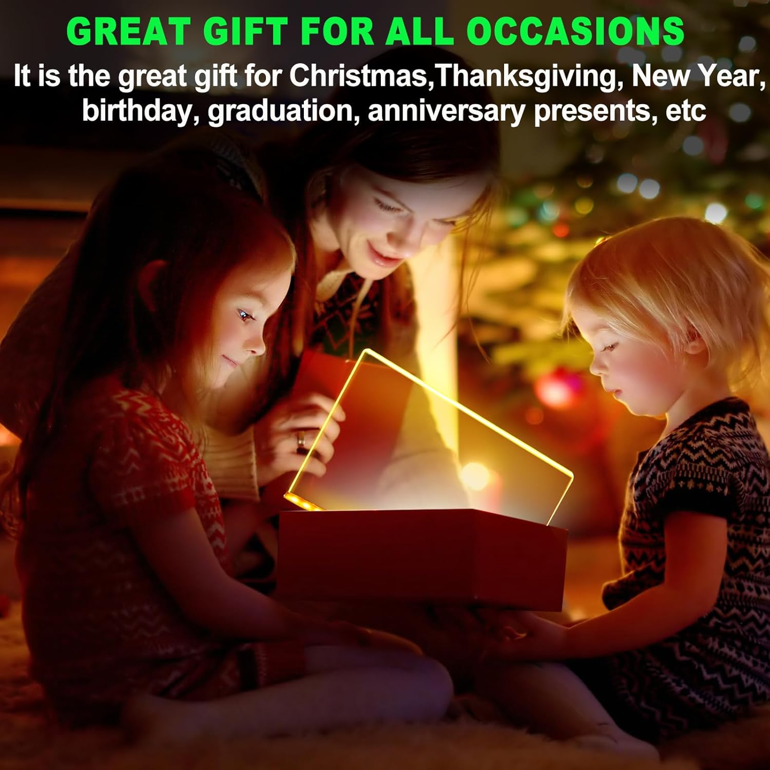 Vibrant LED Acrylic Dry Erase Note Board - Light-Up Message & Drawing Display