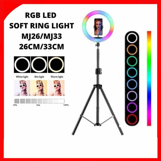 Big RGB LED SOFT RING LIGHT MJ36 & MJ33
