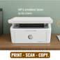 HP Laser MFP 141A Printer, Print/Scan/Copy, Up To 20 PPM, Compact, USB, White, 141A, New