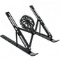 Aluminum Alloy Laptop Stand Portable With A Cooling Fan- Black