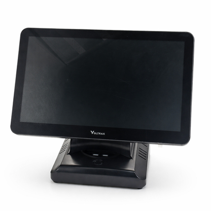 Voltrax Q8 15" Touch POS System Accounting – Core i5 4th Gen, 8GB DDR3, 256GB SSD, Wi‑Fi (Black)