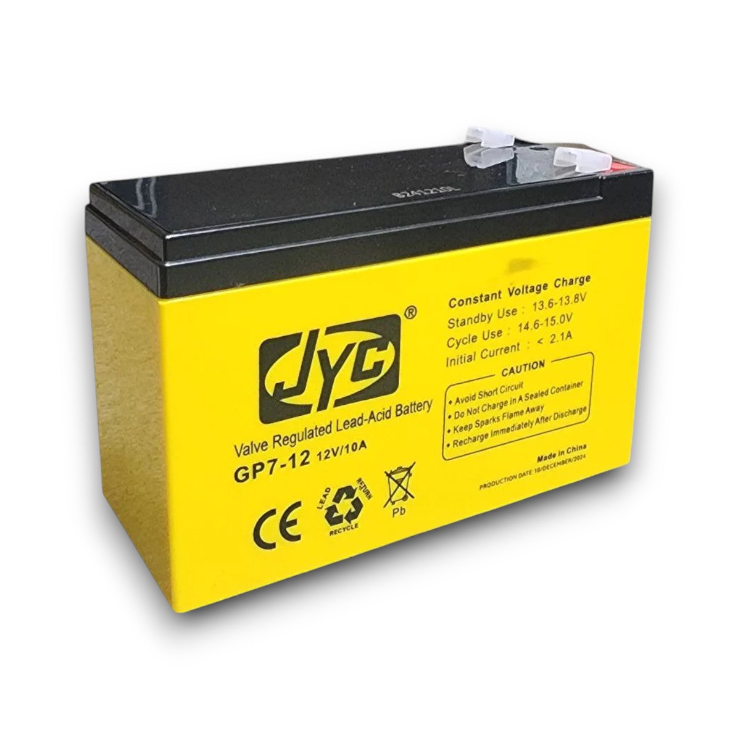 JYC 12V / 10A UPS Lead-Acid Battery