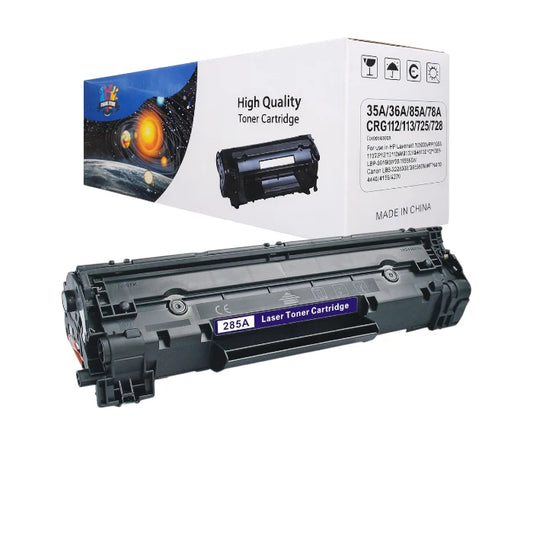 35A/36A/85A/78A HP Compatible & Canon    712/713/725/728 (For HP P1005/P1006 & More) Black Toner Cartridge