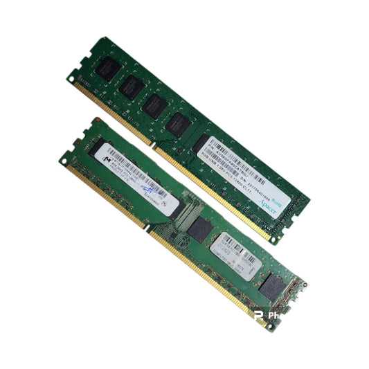 DDR3 RAM, 8GB , PC3-12800, 1600MHz, Desktop Memory,UDIMM, Non-ECC RAM, Apacer RAM, Micron RAM, Bundle,CL11 RAM, PC Upgrade, Desktop RAM