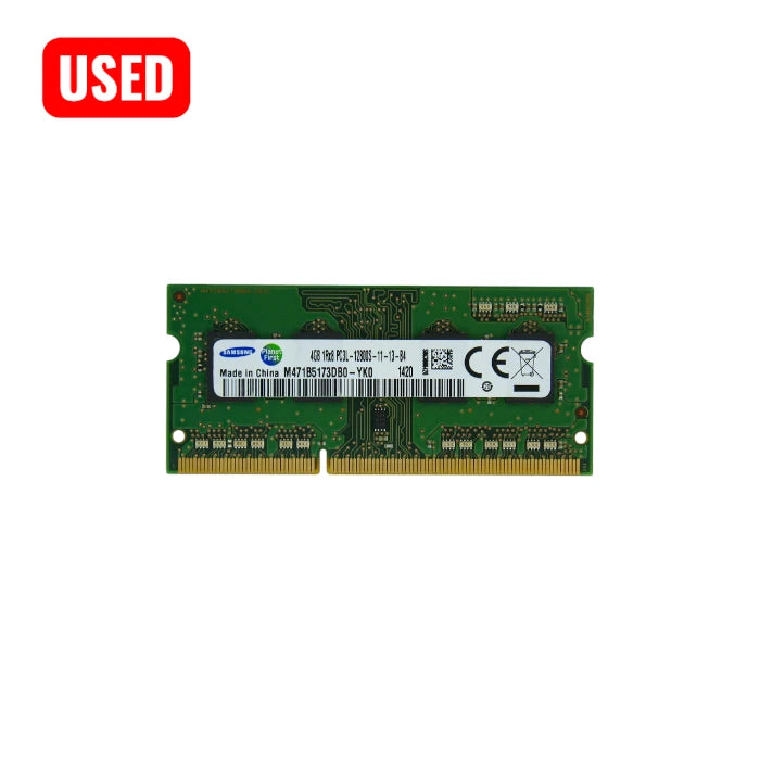 Samsung 4GB DDR3 1600MHz SO-DIMM Laptop RAM (PC3-12800S, M471B5273DH0-CK0)