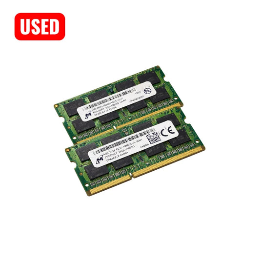 Micron 4GB DDR3 Laptop SO-DIMM RAM **PC3-10600S** (1066MHz) & **PC3L-12800S** (1600MHz)