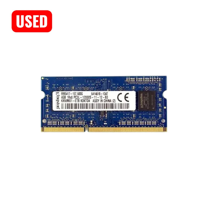 Kingston 4GB DDR3L 1600MHz SO-DIMM Laptop RAM (PC3L-12800S, 1Rx8)