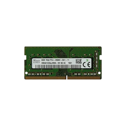 SK hynix 8GB DDR4 2666MHz Laptop SO-DIMM RAM (PC4-2666V, 1Rx8) - HMA81GS6DJR8N-VK