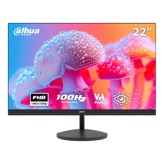 Dahua DHI-LM22-A200Y 22-inch LED Monitor – FHD 1920×1080, 100Hz, Low Blue Light, VGA
