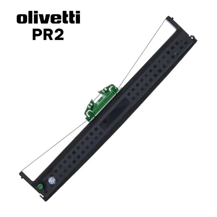 FLOWER Compatible Ribbon for Olivetti PR2 – Black dot-matrix Printer Ribbon (6.35mm × 15m)