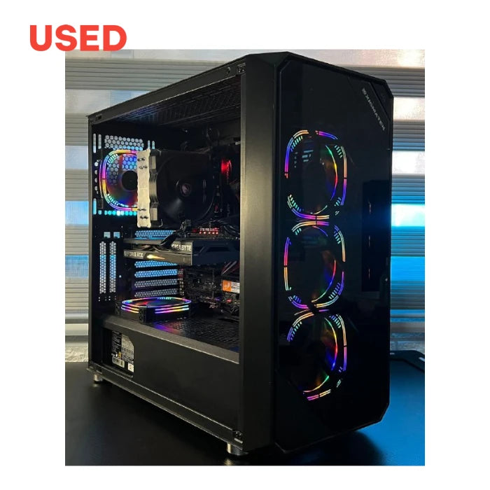 USED Gaming Desktop PC i7-7700K RTX 3060 Ti 16GB RAM 500GB NVMe Windows 11 Pro