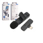 K9 Wireless Lavalier Microphone (Type‑C) – Plug & Play Clip Mic for Vlog/Live/Interview