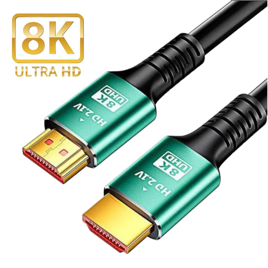 HDMI 2.1V Premium 8K Ultra HD High Speed HDTV Cable lengths 1.5m 5m 15m 20m (48Gbps, HDR, ARC, 4320p)