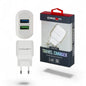 CROWN Travel Charger CMWC-3032 – Dual USB 2.4A (White)