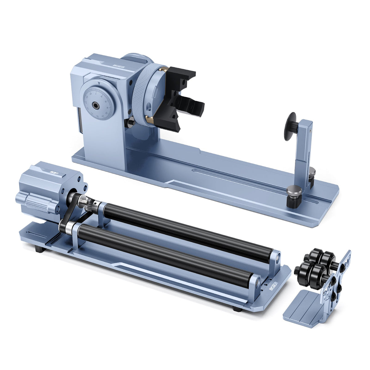 iKier R1 Pro chuck and roller rotary included