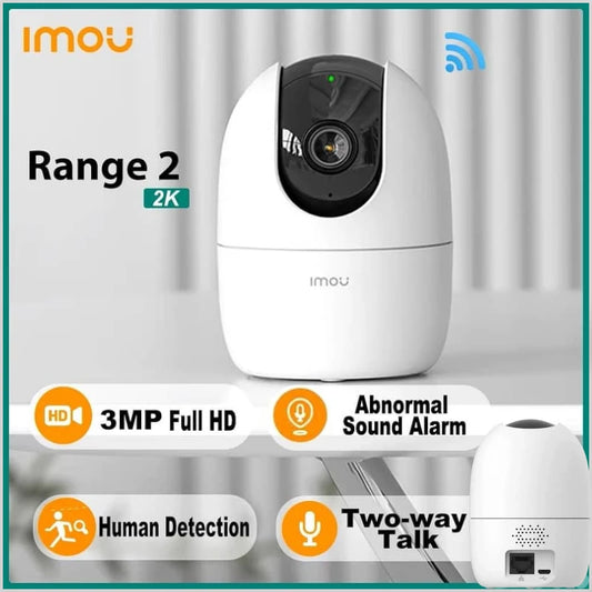Imou Ranger 2 IPC-K2EP-3H3W Indoor Smart Camera 3MP | Pan & Tilt | Smart Tracking | Night Vision