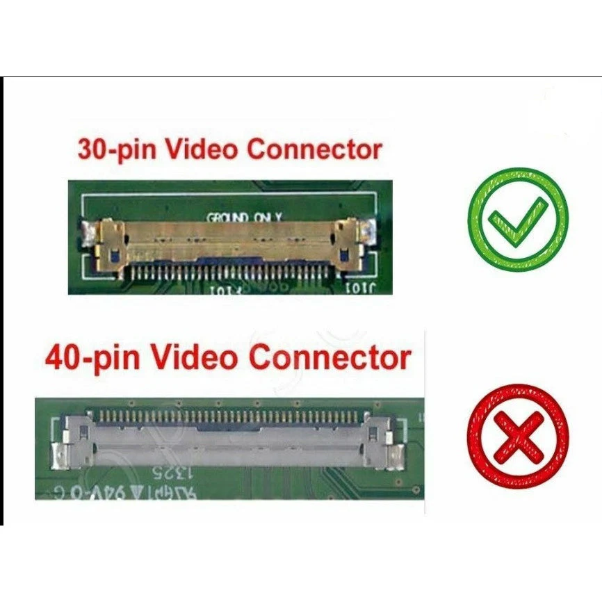 LED 15.6 Inch With Brackets HD 30 Pin Laptop Display Replacement