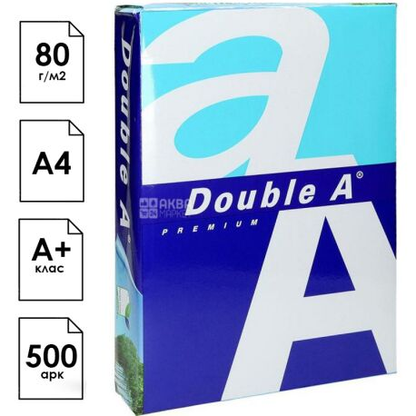 (A3, A4 & A5)  A4 Double A & Projecta Papers - A4, 80GSM, 5 Ream / Box – Multipurpose Printing & Writing Paper