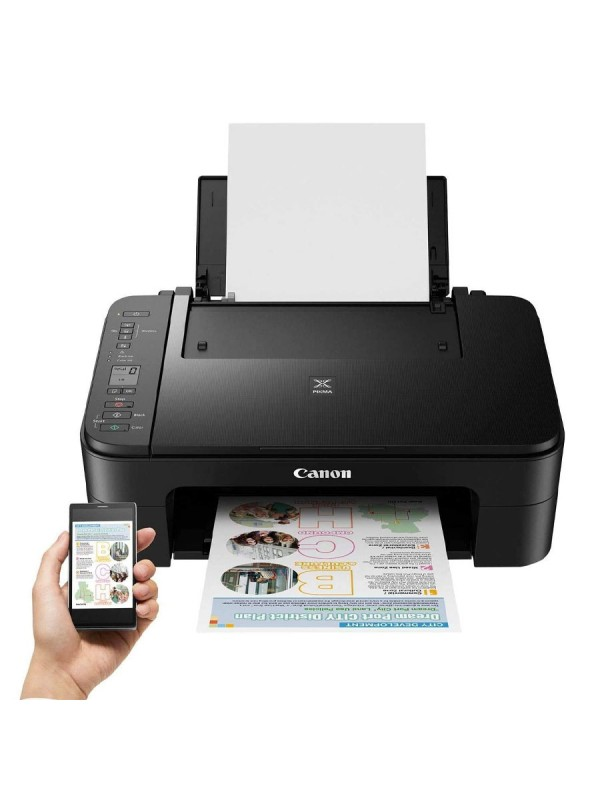 Canon PIXMA TS3640 Printer, Print/Scan/Copy, Wi‑Fi, Compact Home Printer, Black, TS3640, New