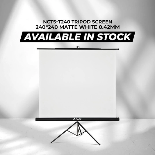 NCTS T240 Tripod Projection Screen 240 × 240 cm