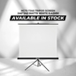 NCTS T240 Tripod Projection Screen 240 × 240 cm