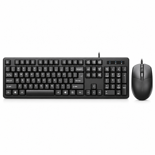 KM-001 Office Keyboard & Business Mouse Combo