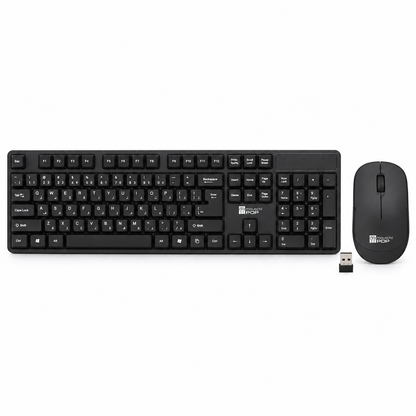Mouschi POP Wireless Combo (Keyboard and Mouse) – Black