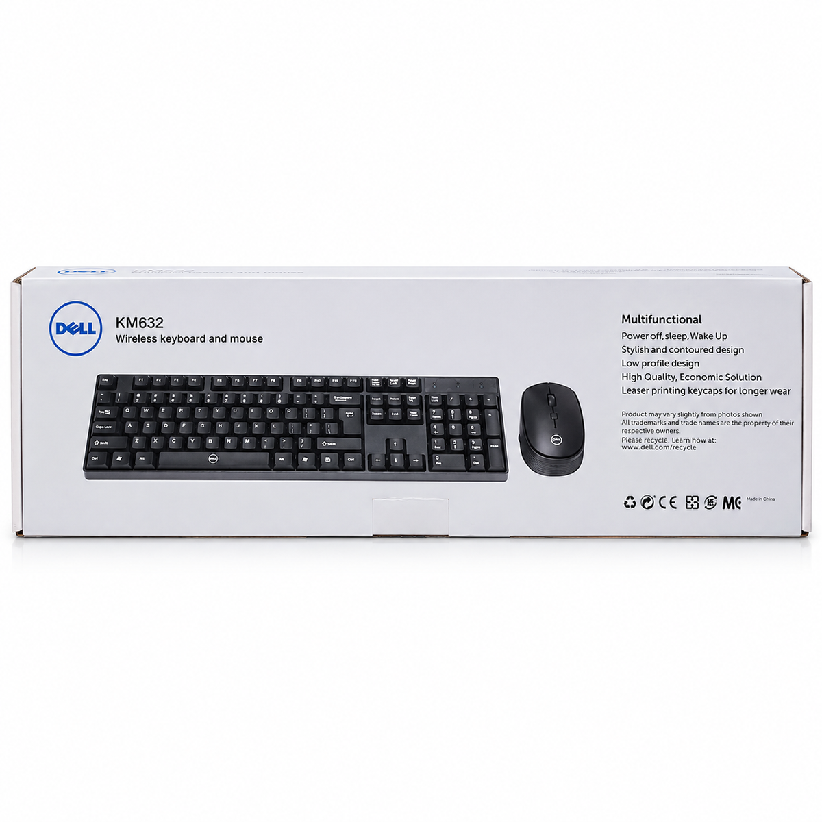 Dell KM632 Wireless Keyboard and Mouse Combo – Black